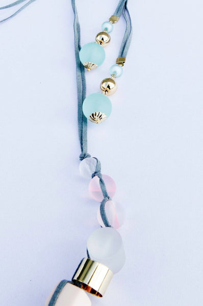 Multicolor Beaded Necklace - Saveven.com
