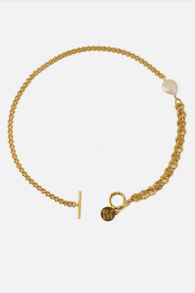Triton's Treasure Necklace With Toggle Clasp - Saveven.com